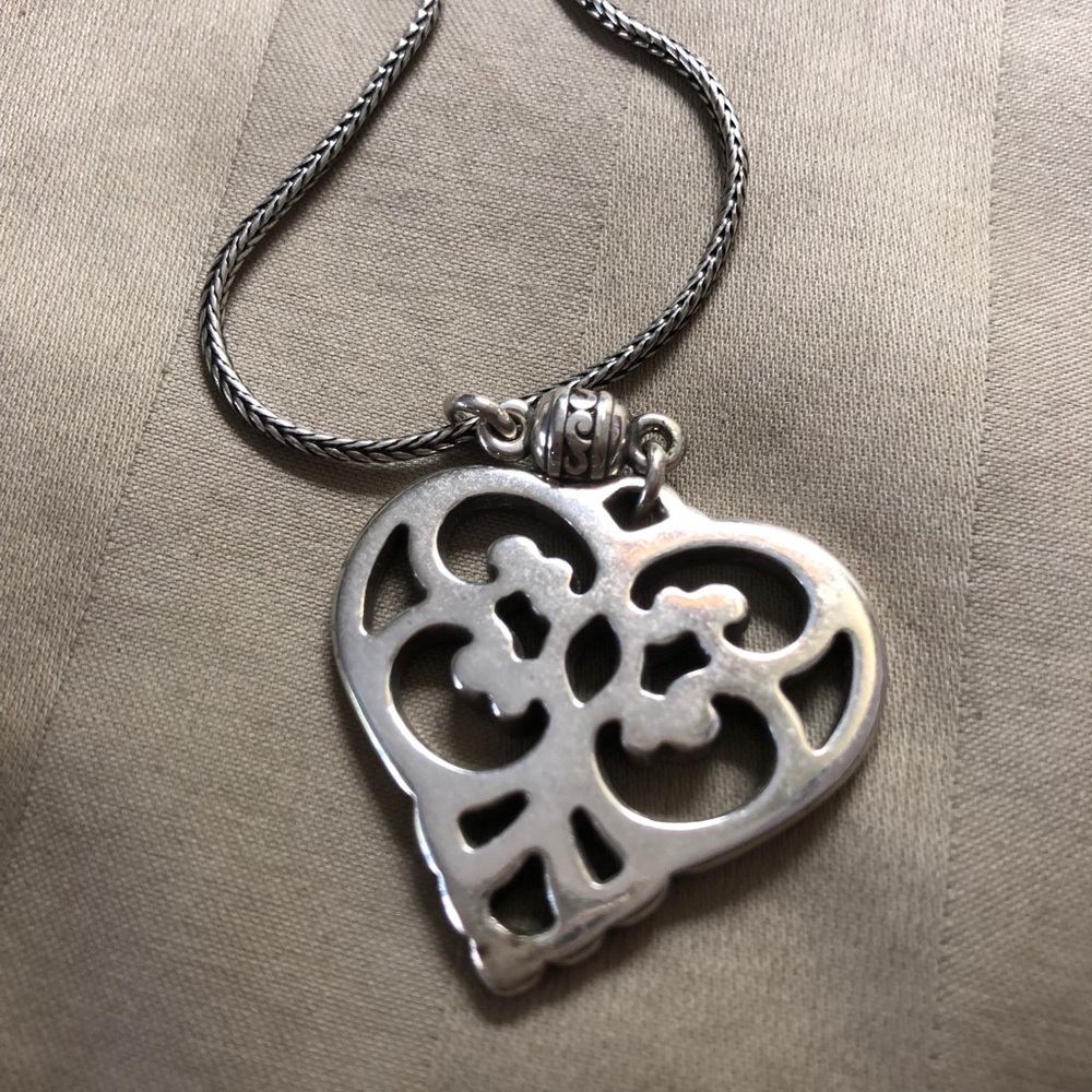 Brighton Geneva Deco Heart Necklace